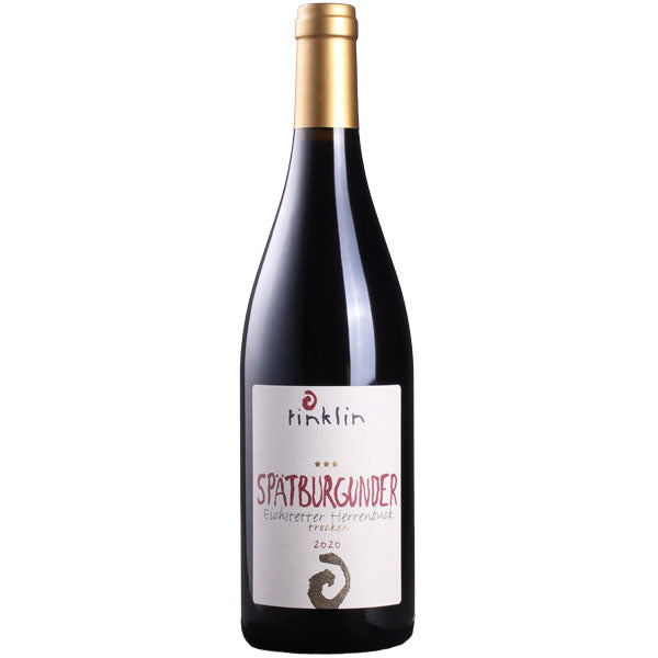 2020 Pinot Noir red wine, three-star, from the barrique barrel