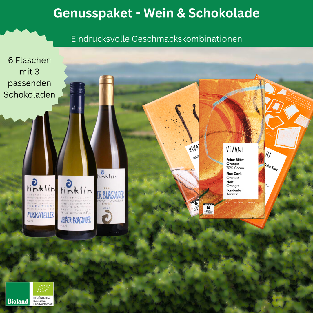 Genusspaket - Wein & Schokolade